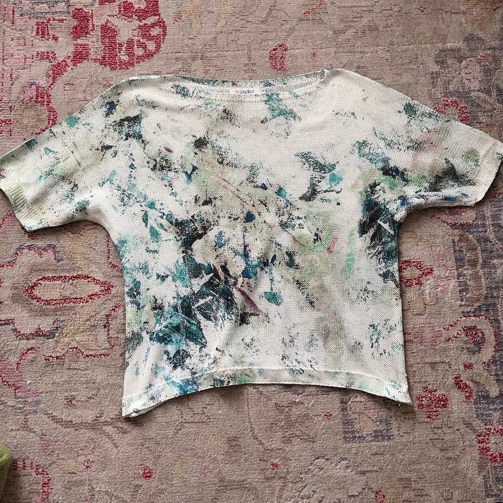 Luisa Ricci printed knit top